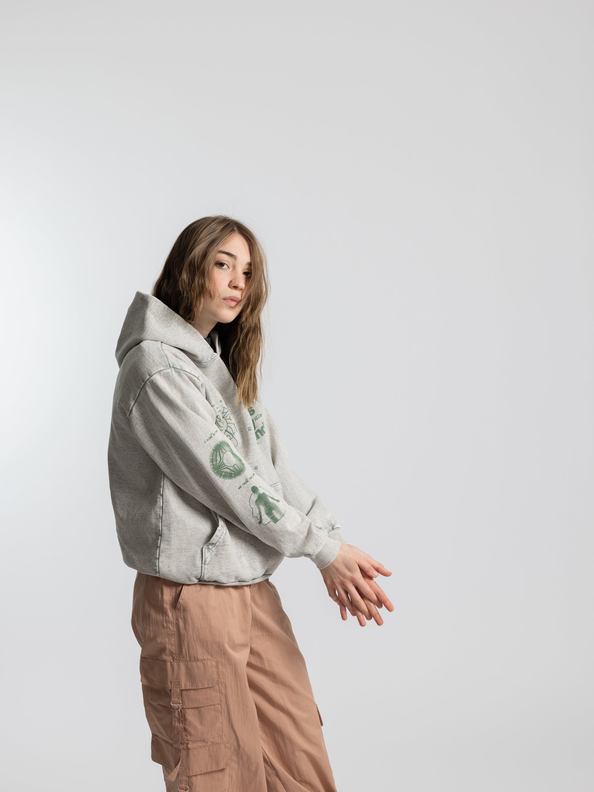 Always On My Mind Hoodie - Limestone