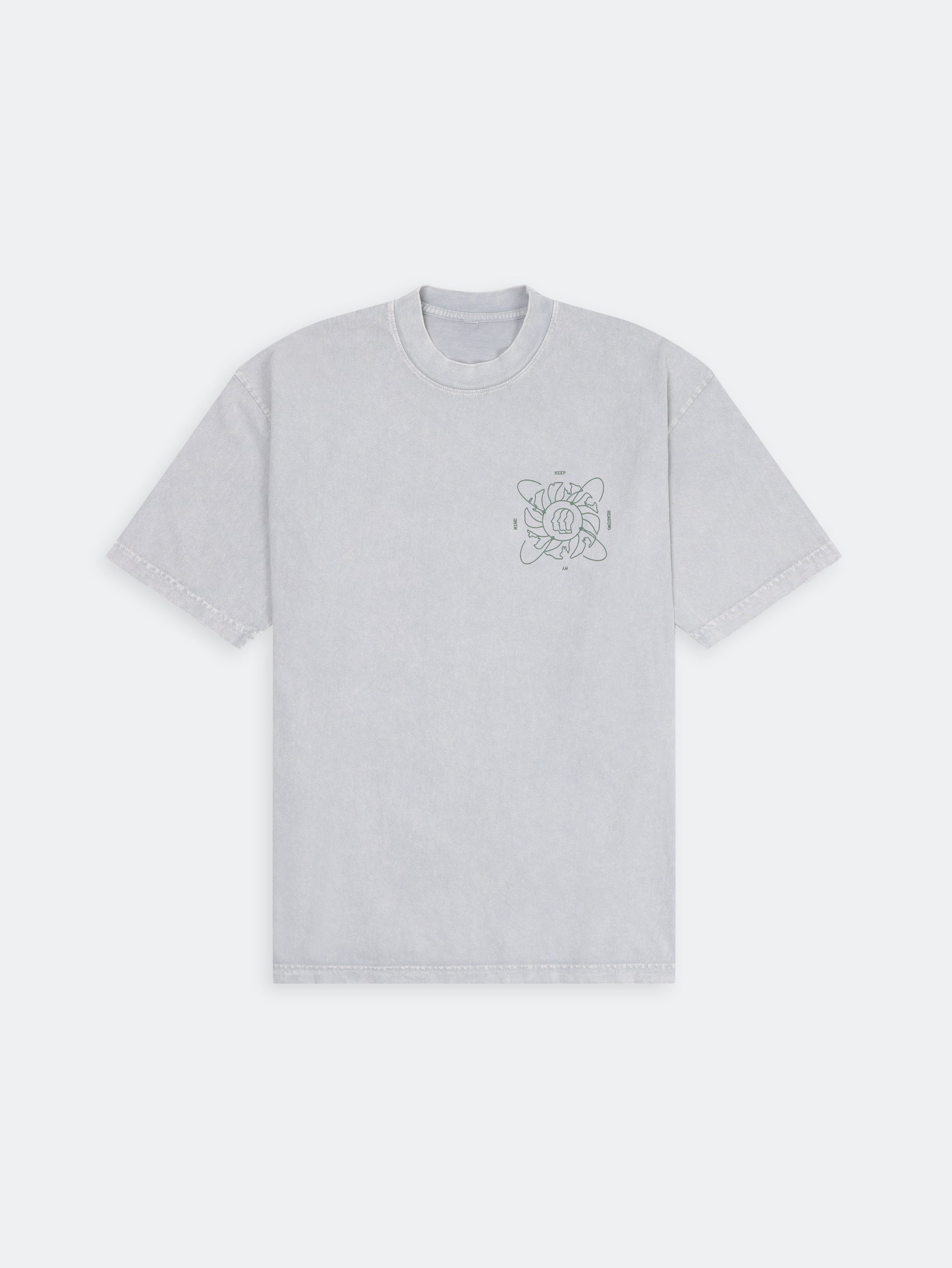 Mind Reader Tee - Ice Grey
