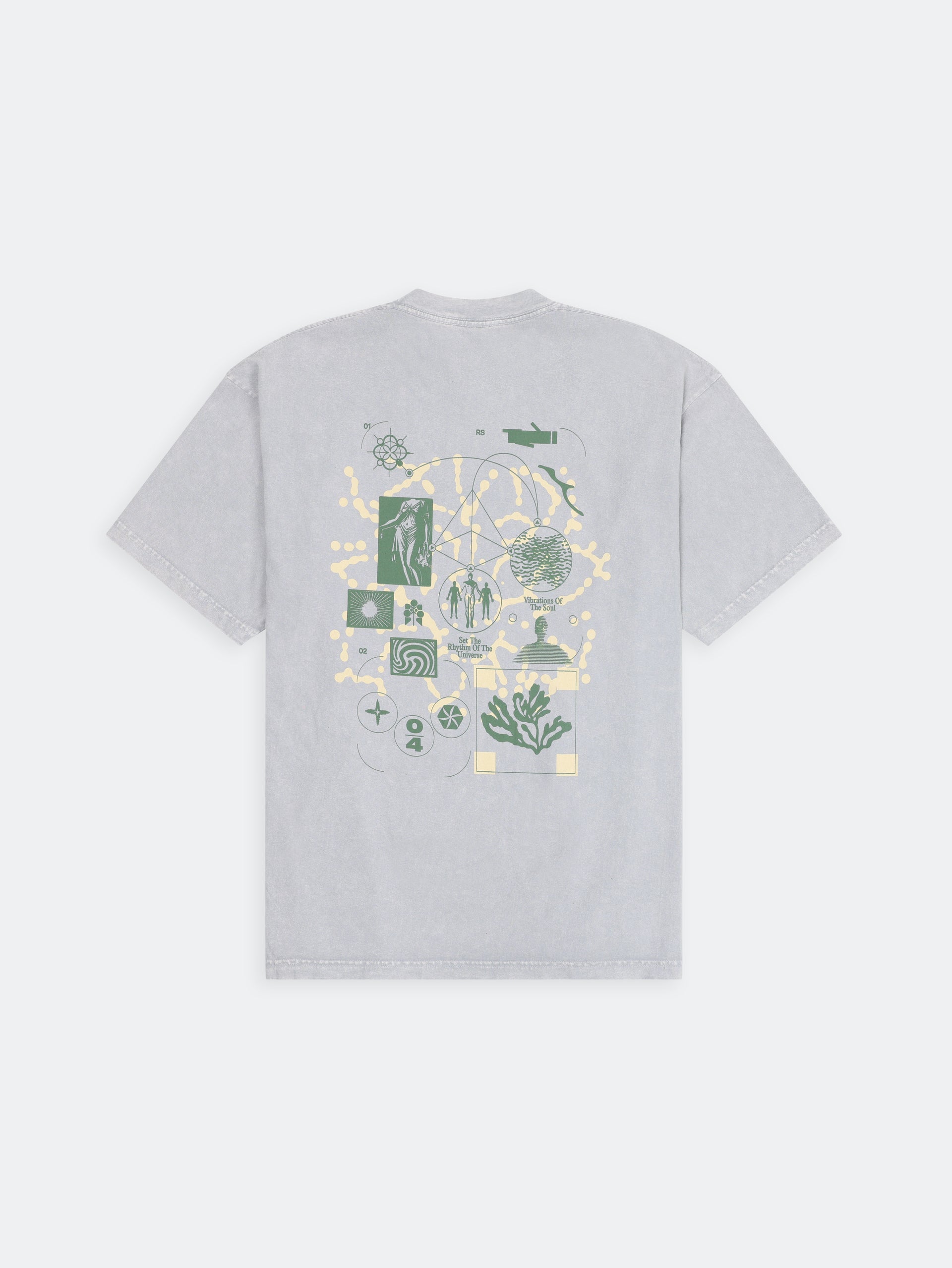 Mind Reader Tee - Ice Grey