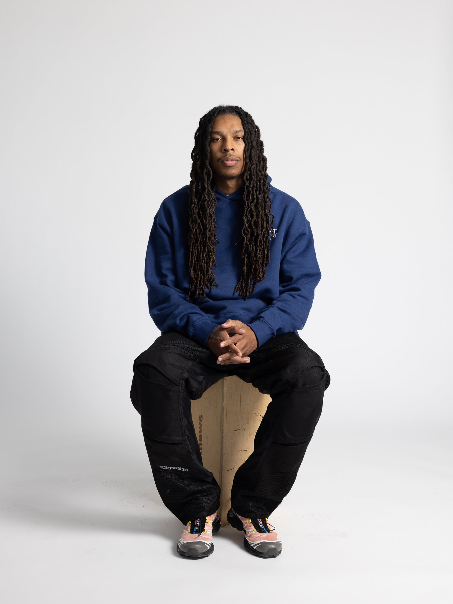 Forest Therapy Hoodie - Cobalt