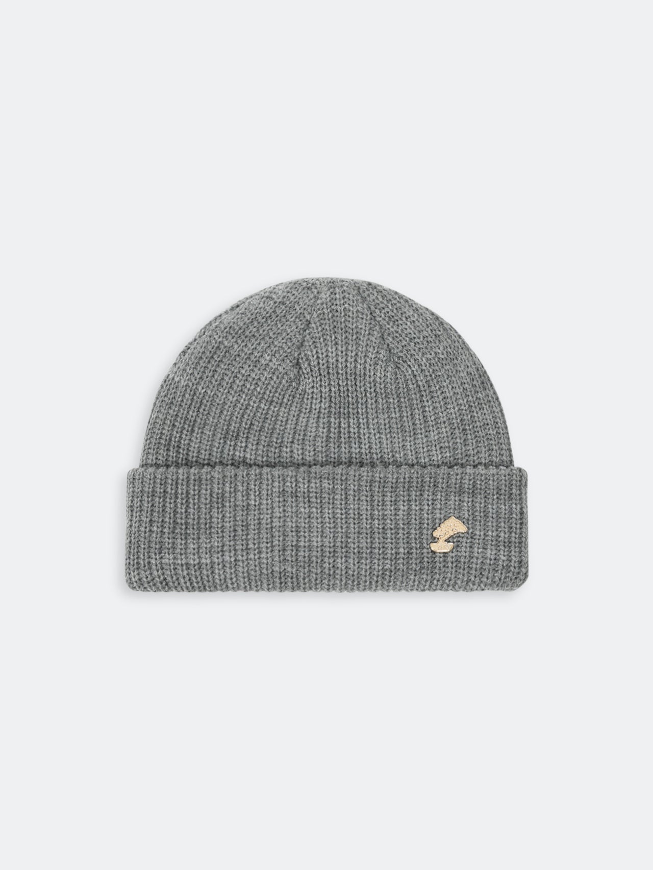 CABLE KNIT BEANIE - GREY