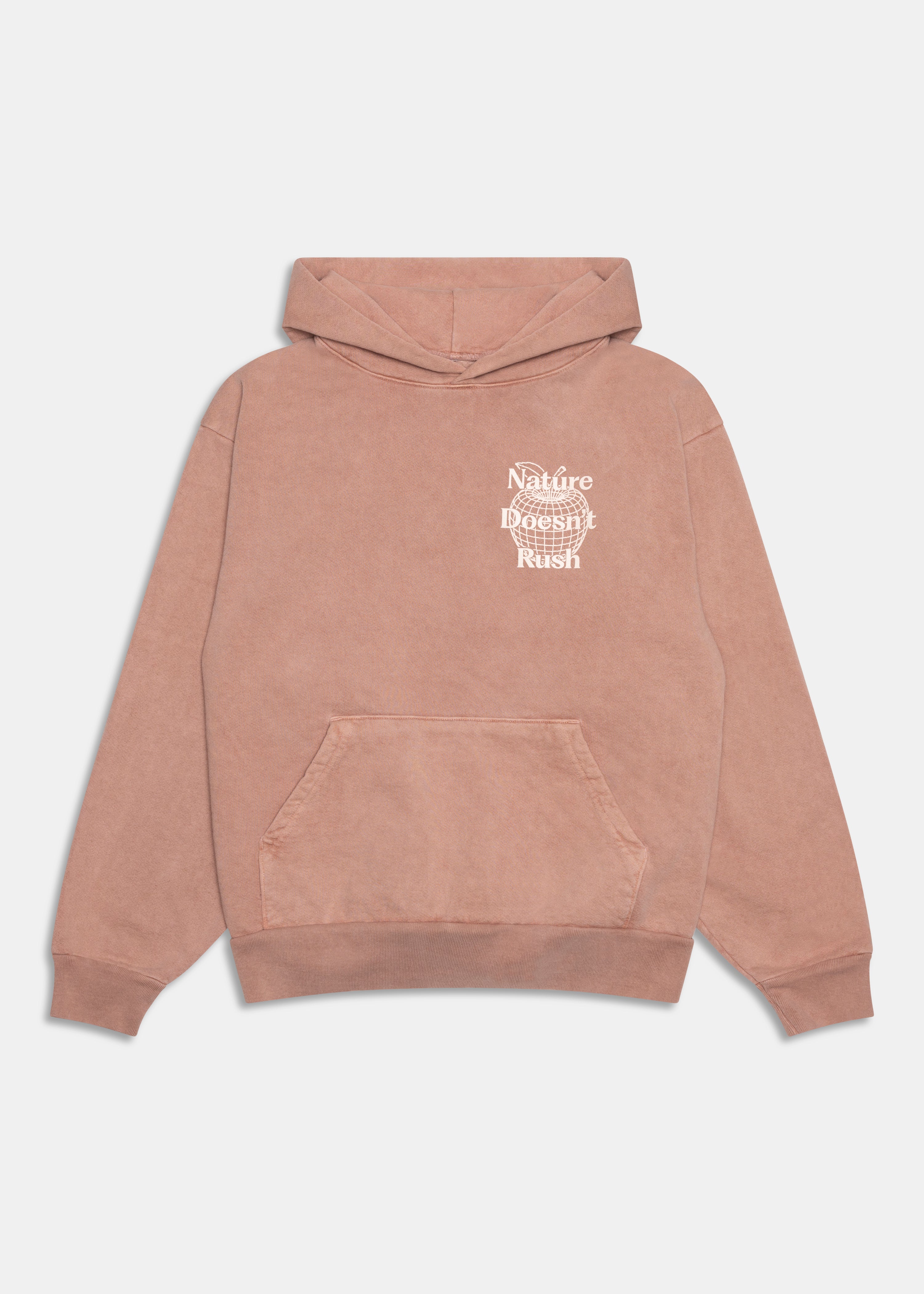 Nature Doesn't Rush Hoodie - back view