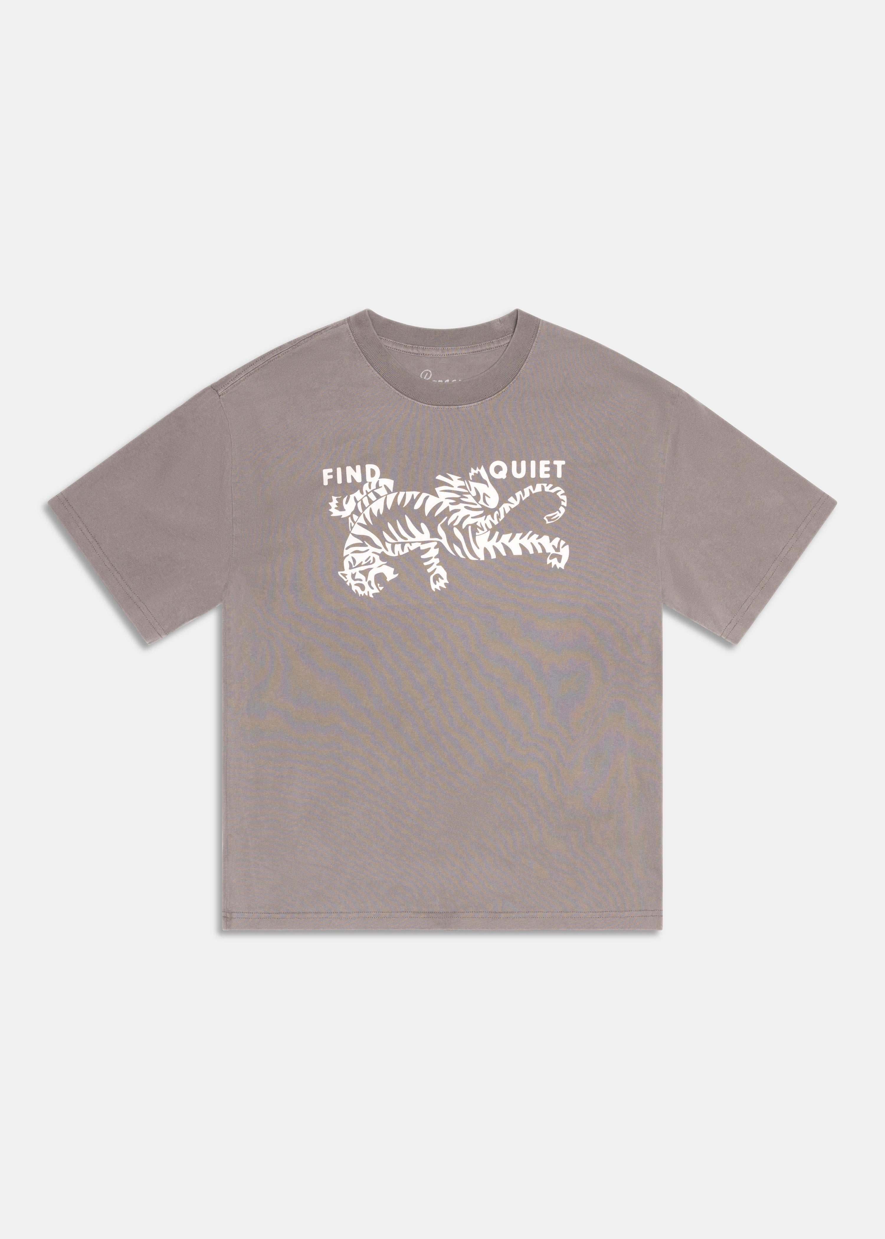 Find Quiet Tee Grey - campaign photo
