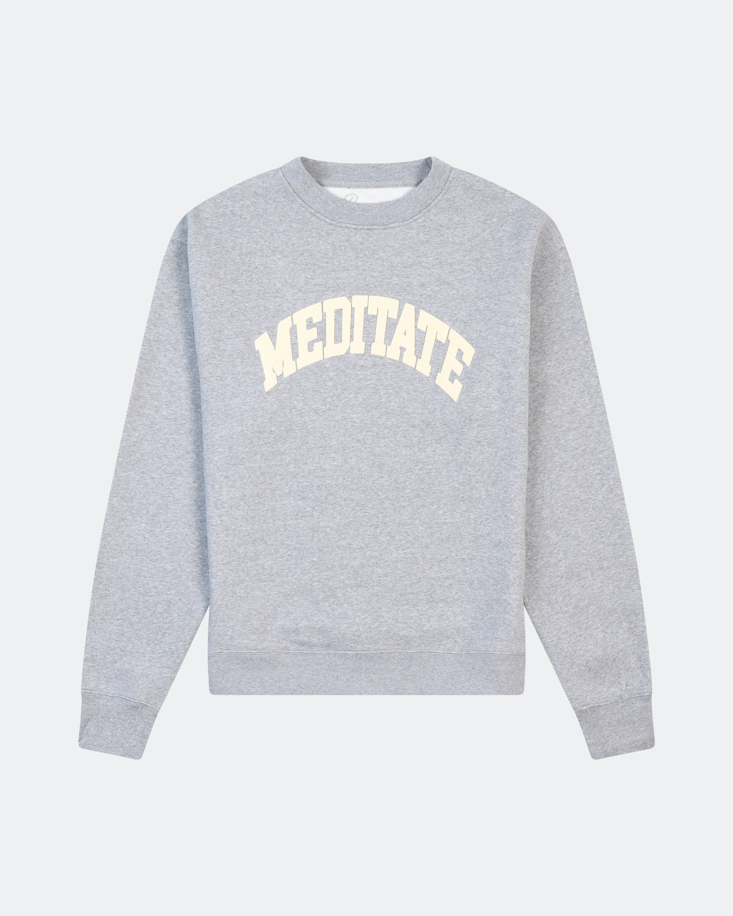 Meditate Crewneck - Grey