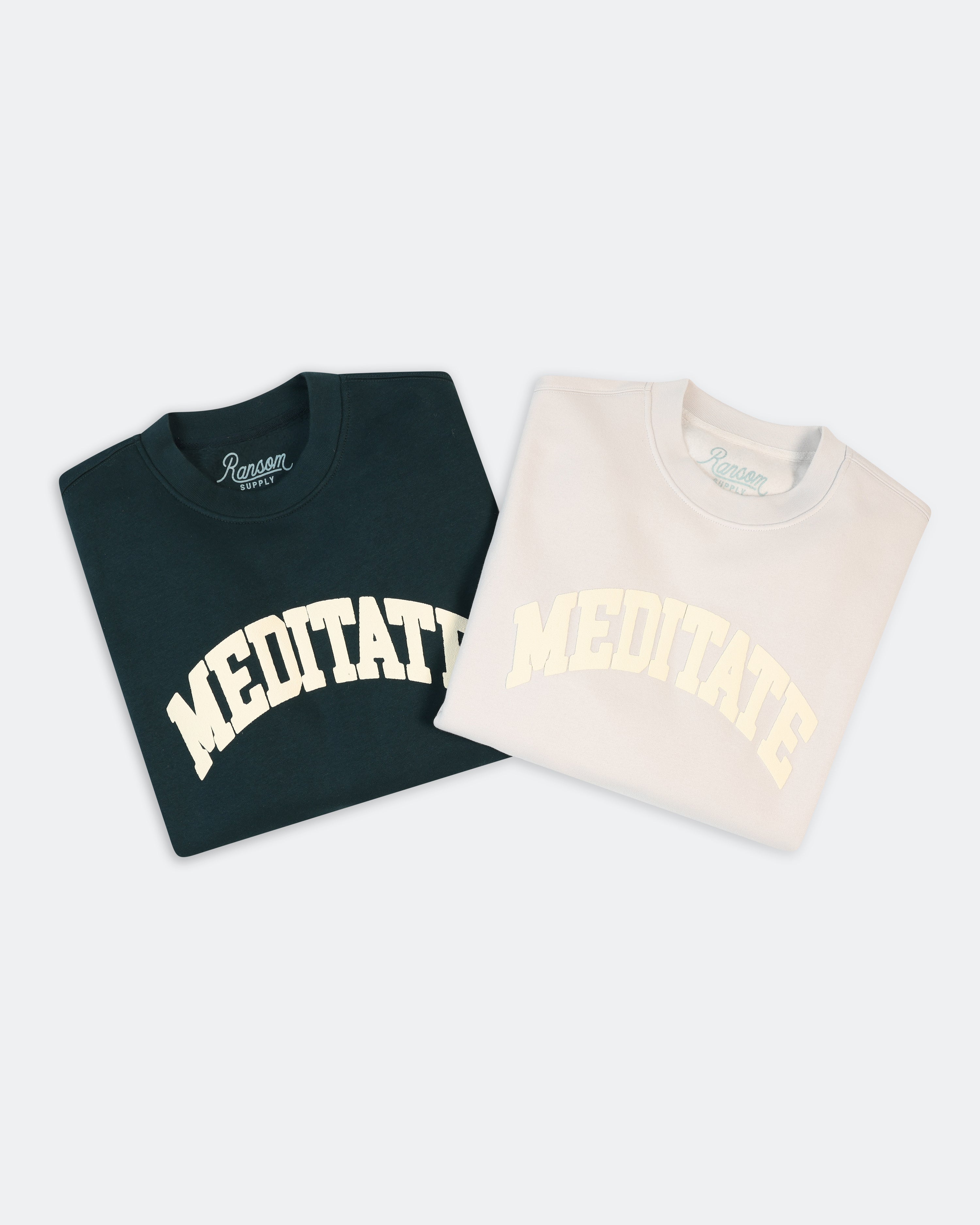 Meditate Crewneck - Green