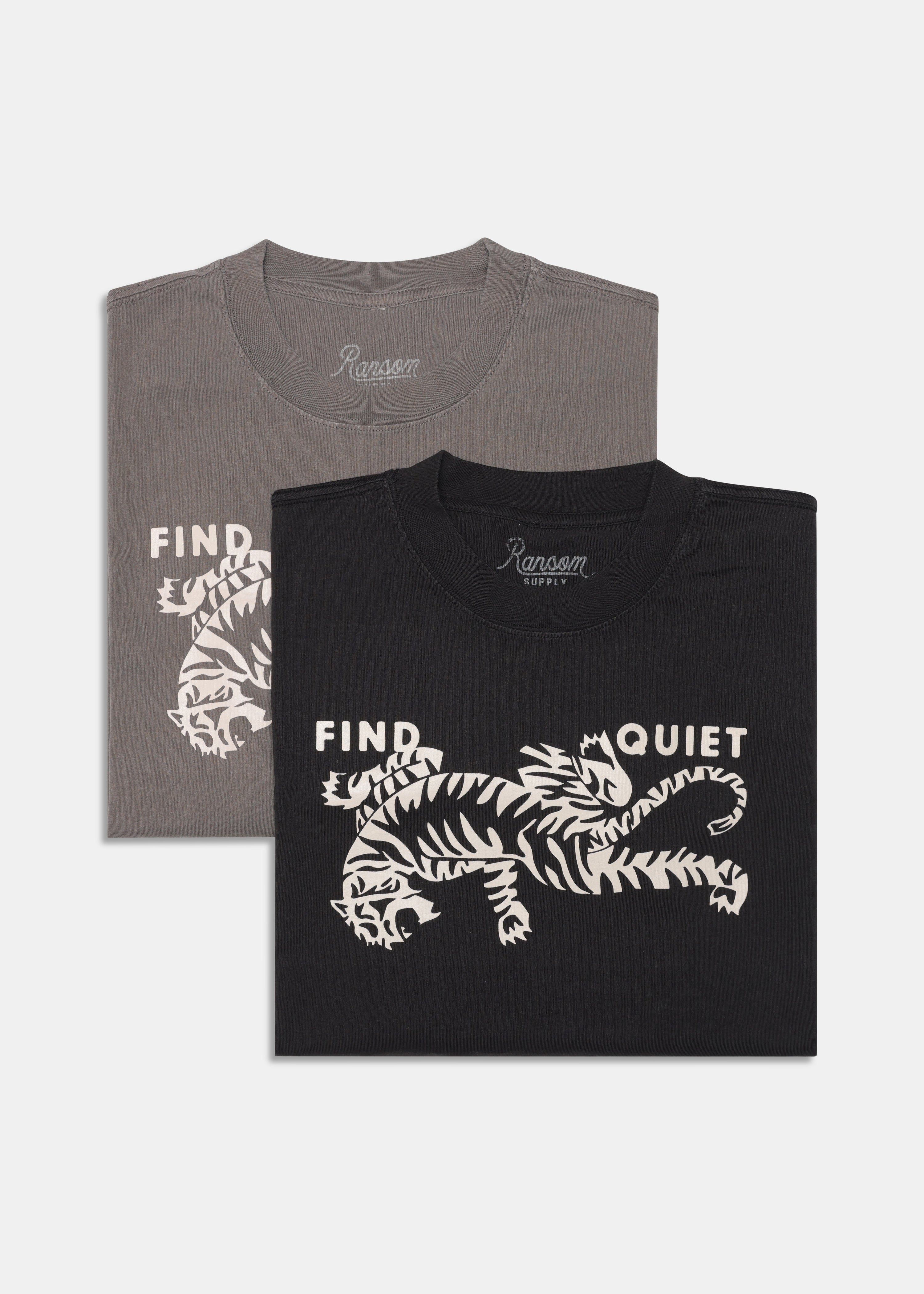 Find Quiet Tee (Grey) - detail view 3