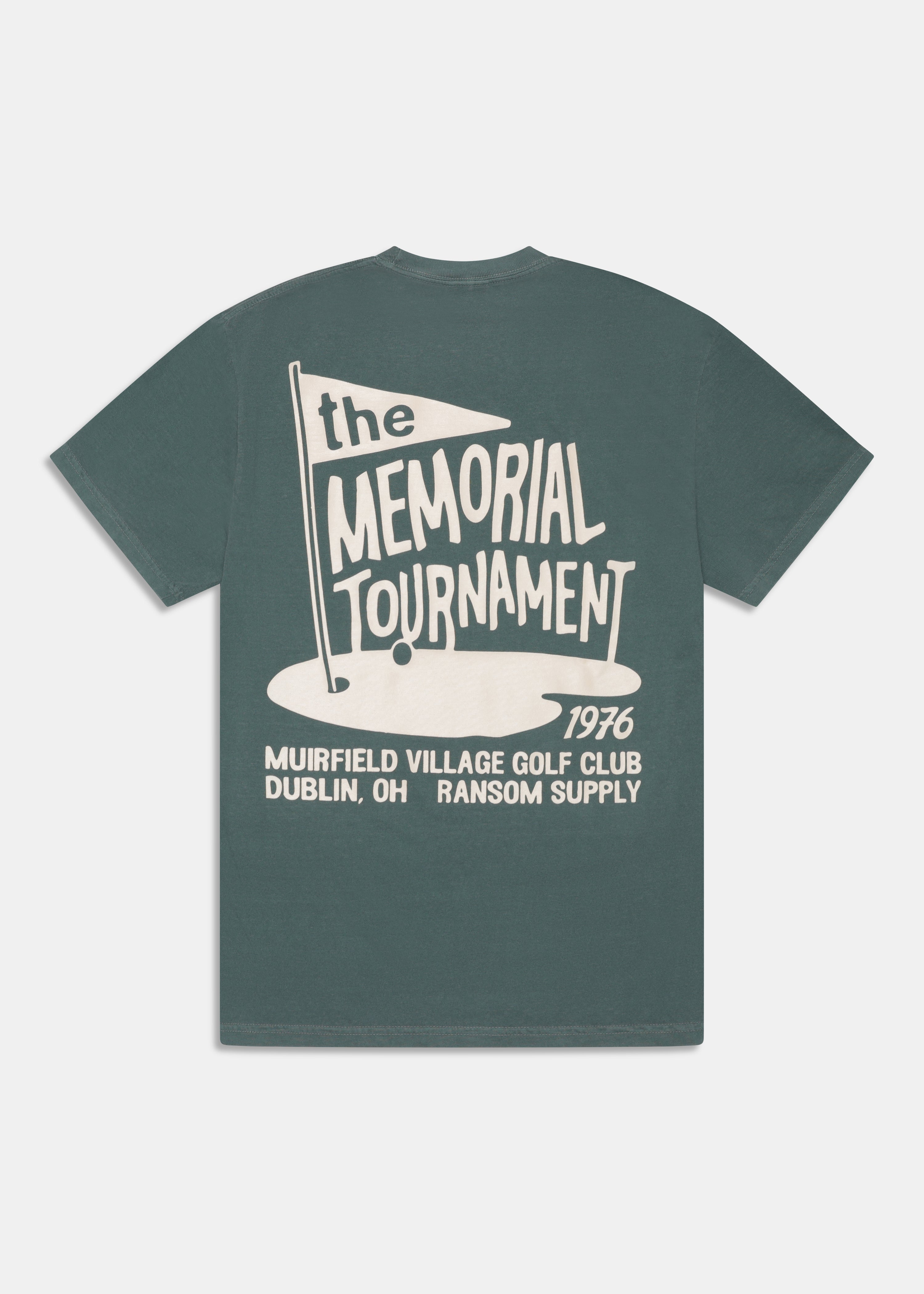 1976 Tee in Faded Green, front view