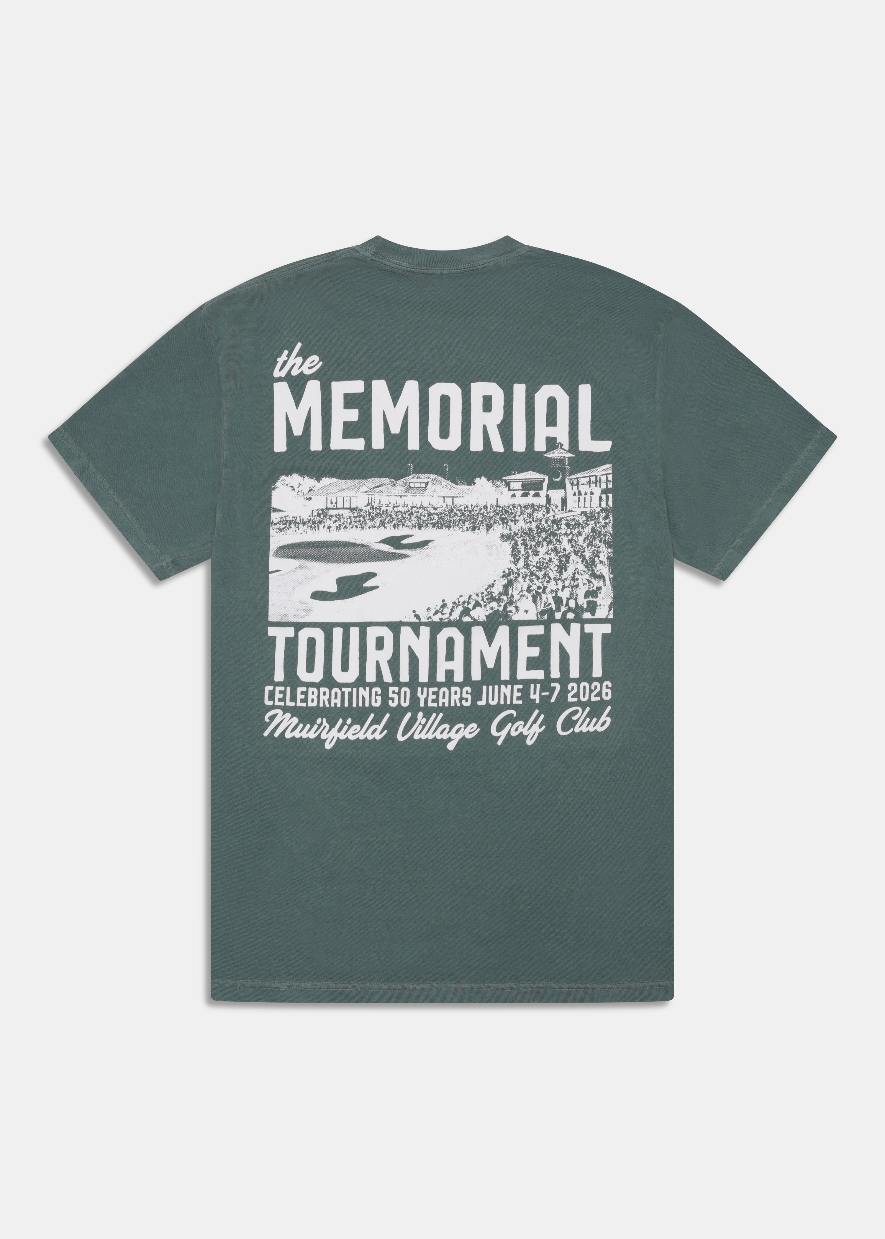 18th Hole Tee in Faded Green, front view