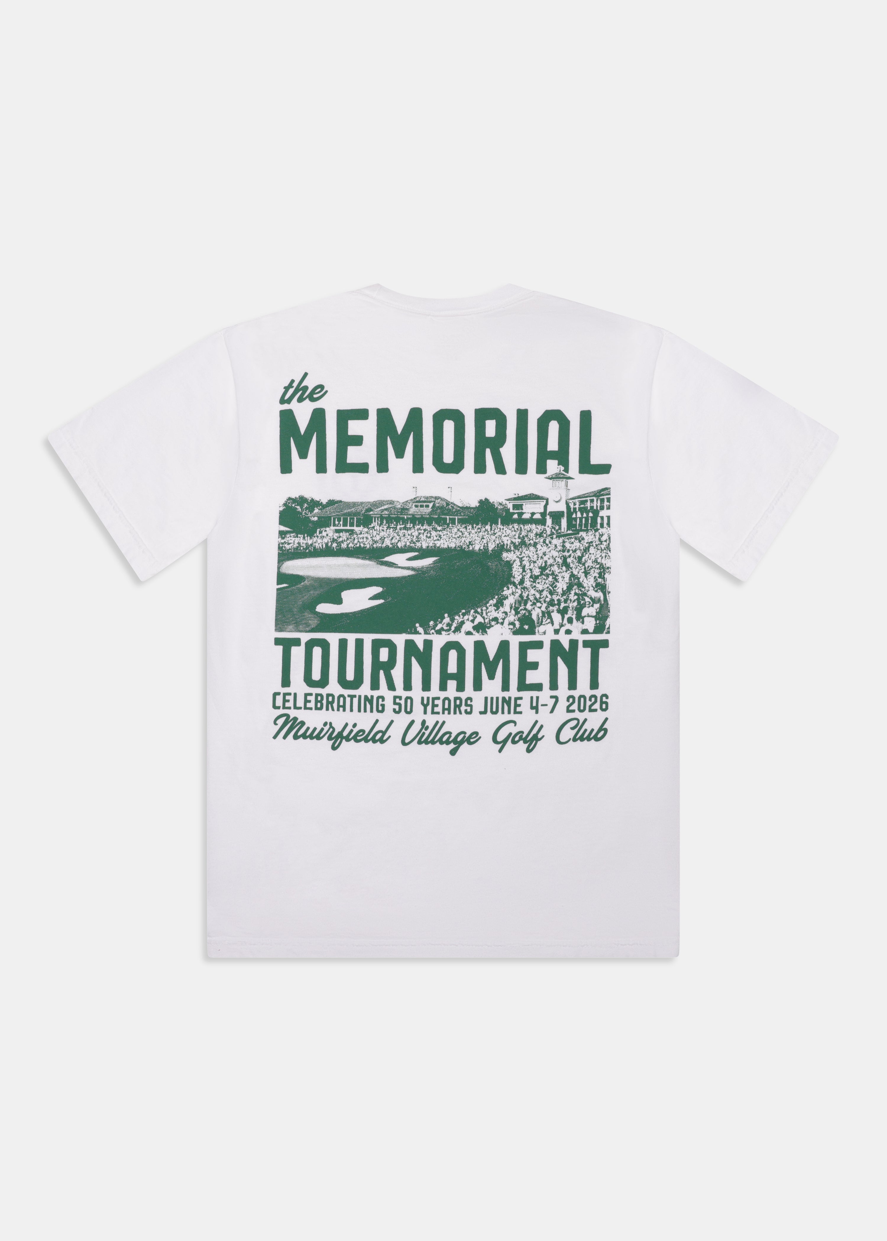 18th Hole Tee in White, front view