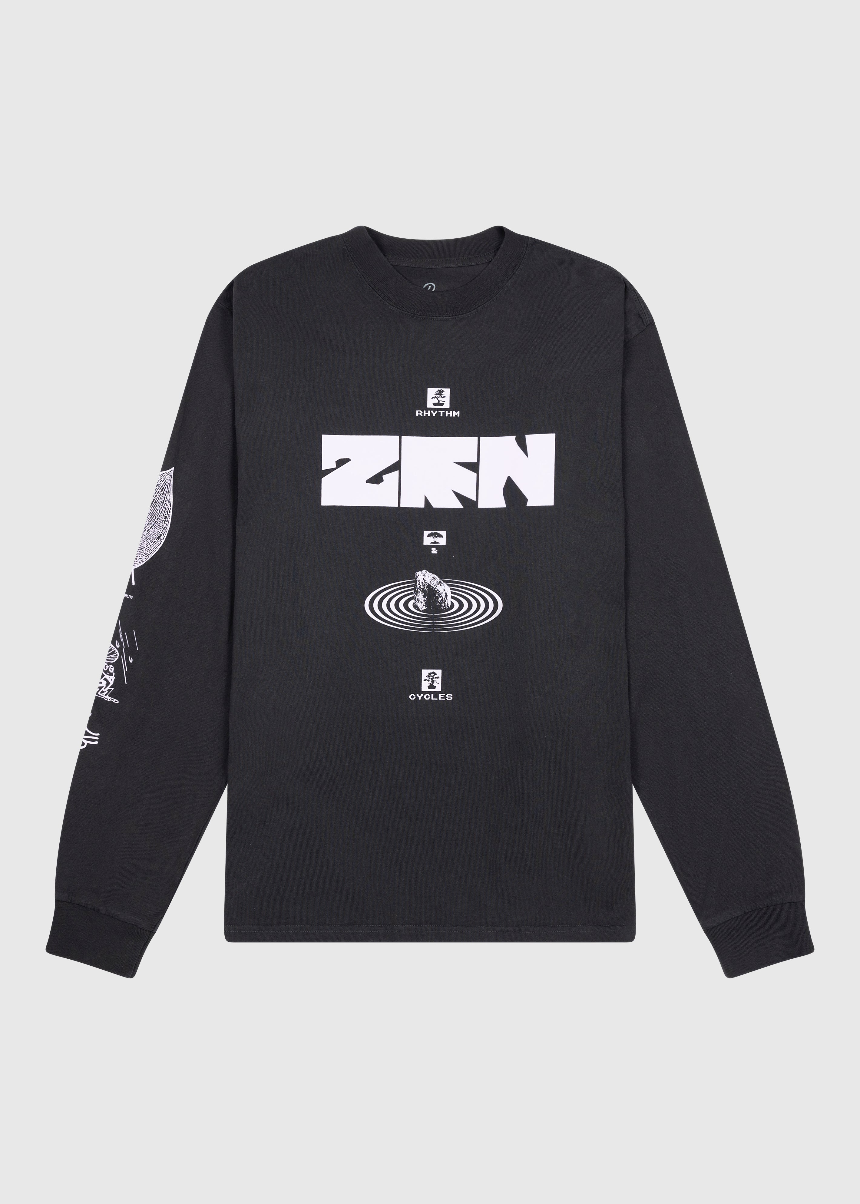 ZEN Long Sleeve Tee in black by Ransom Supply
