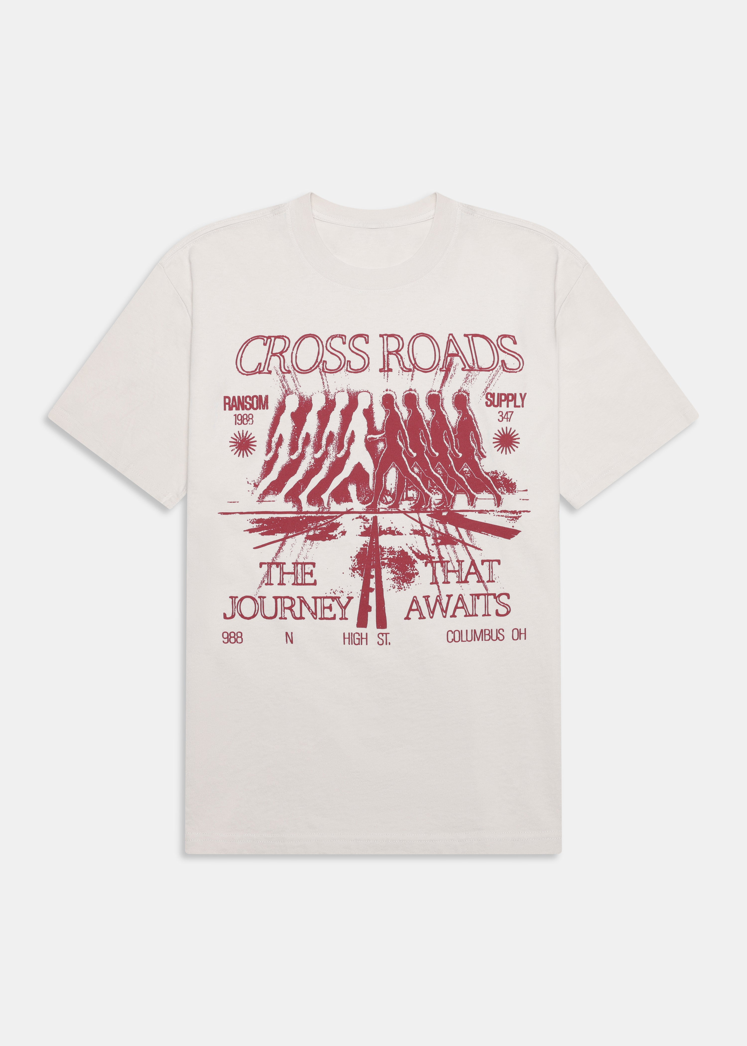 Crossroads Tee (Cream)
