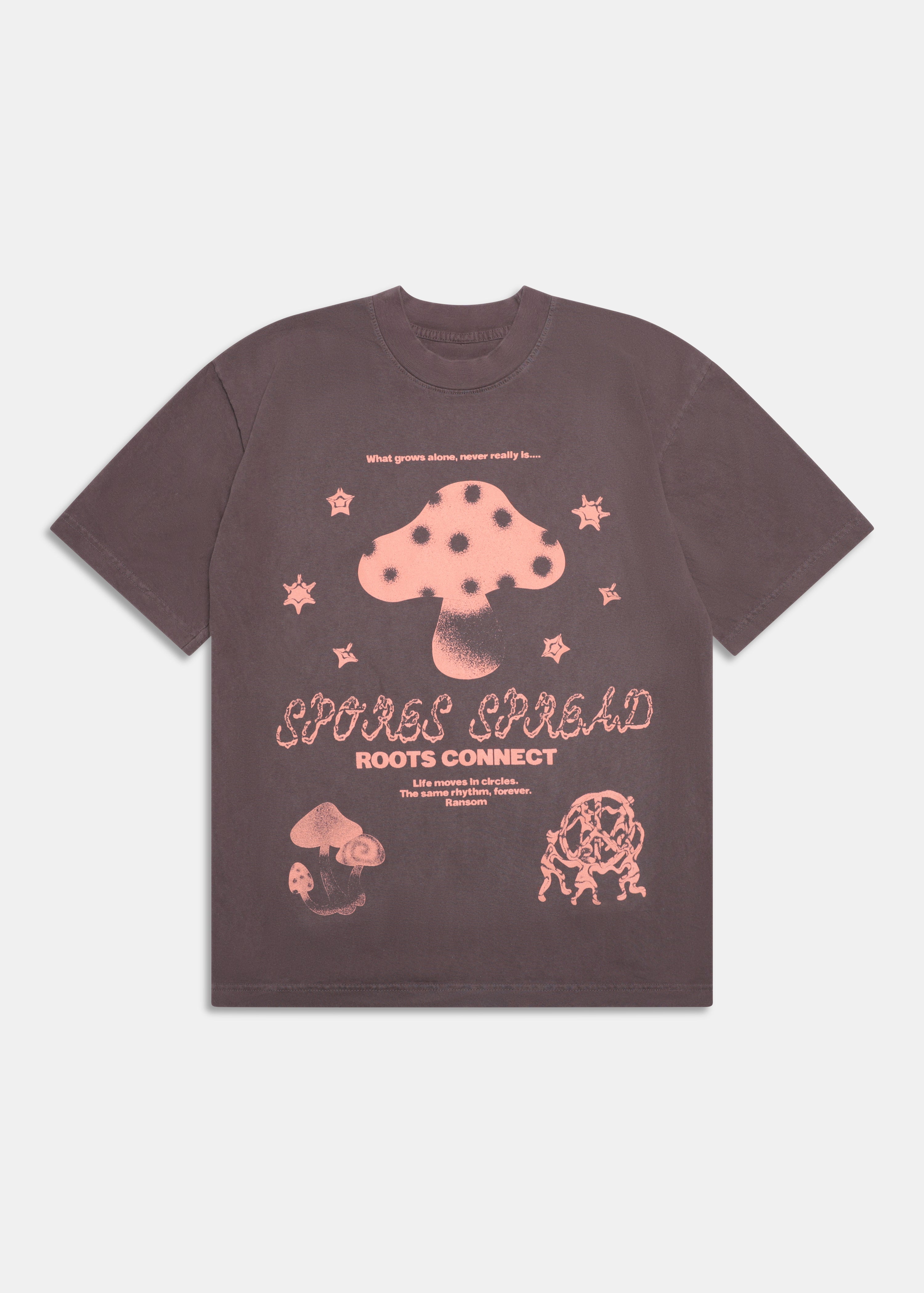 Spores Tee - Brown