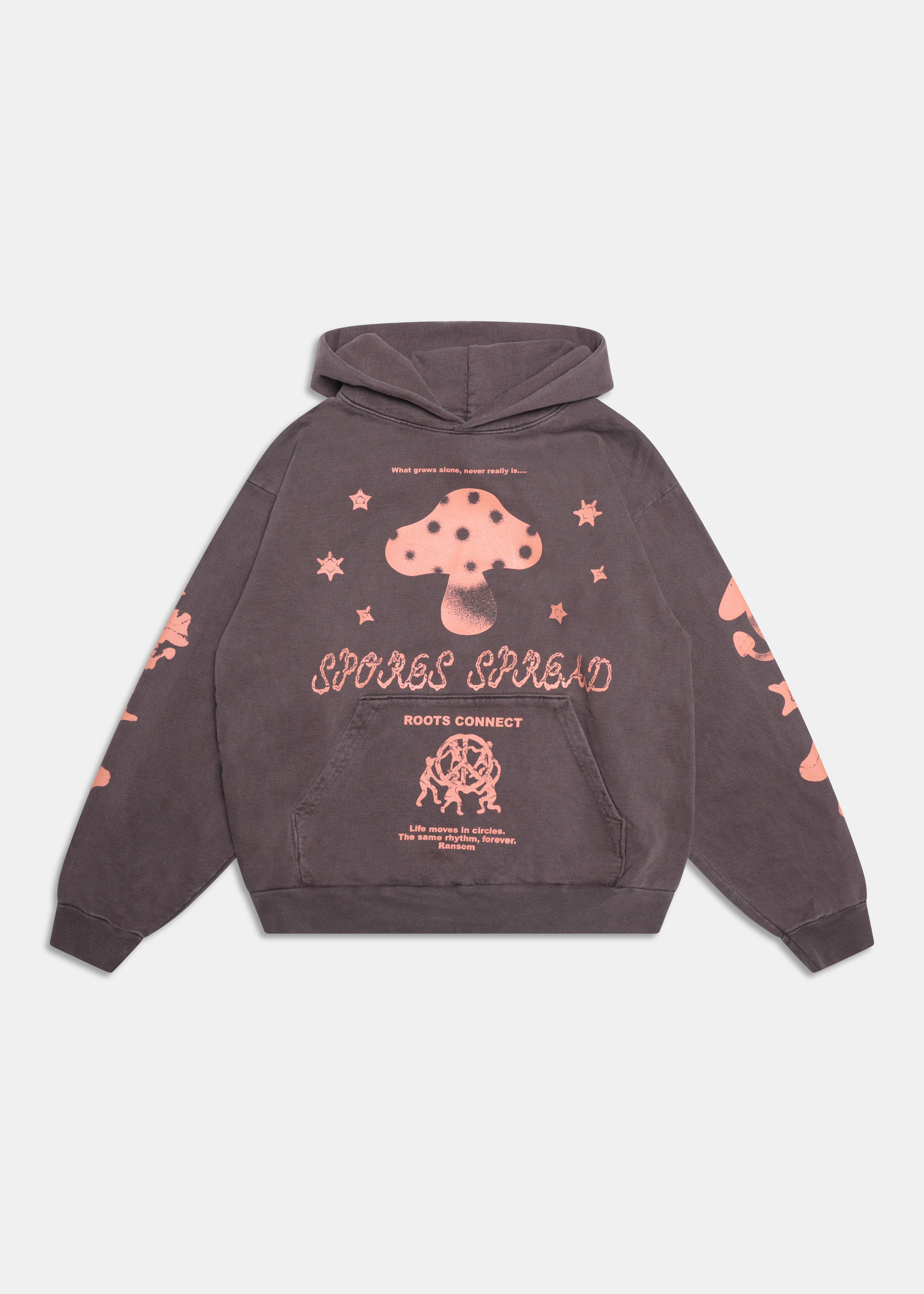 Spores Hoodie - Brown – Ransom Supply