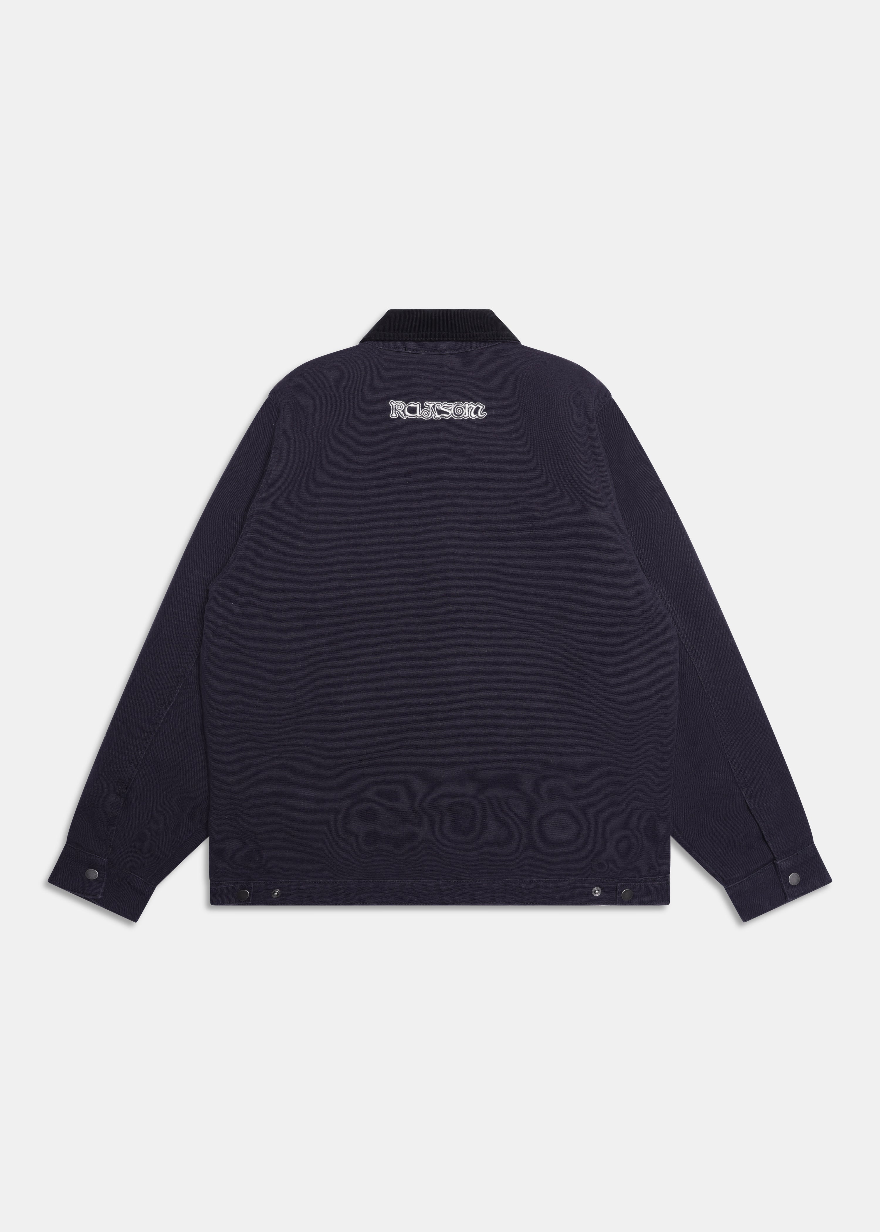 Cord Collar Jacket - Midnight