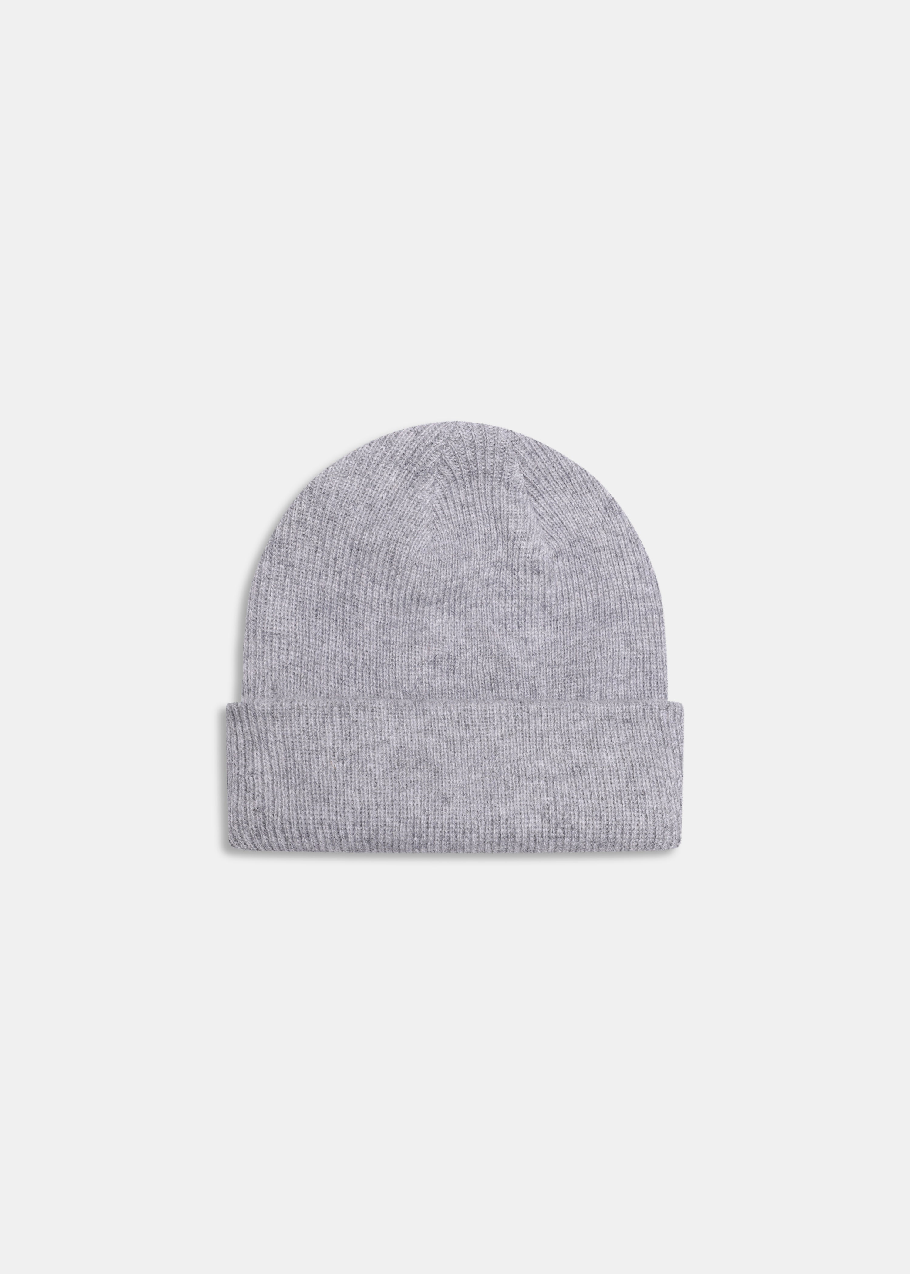 Knit Beanie - Gray Heather