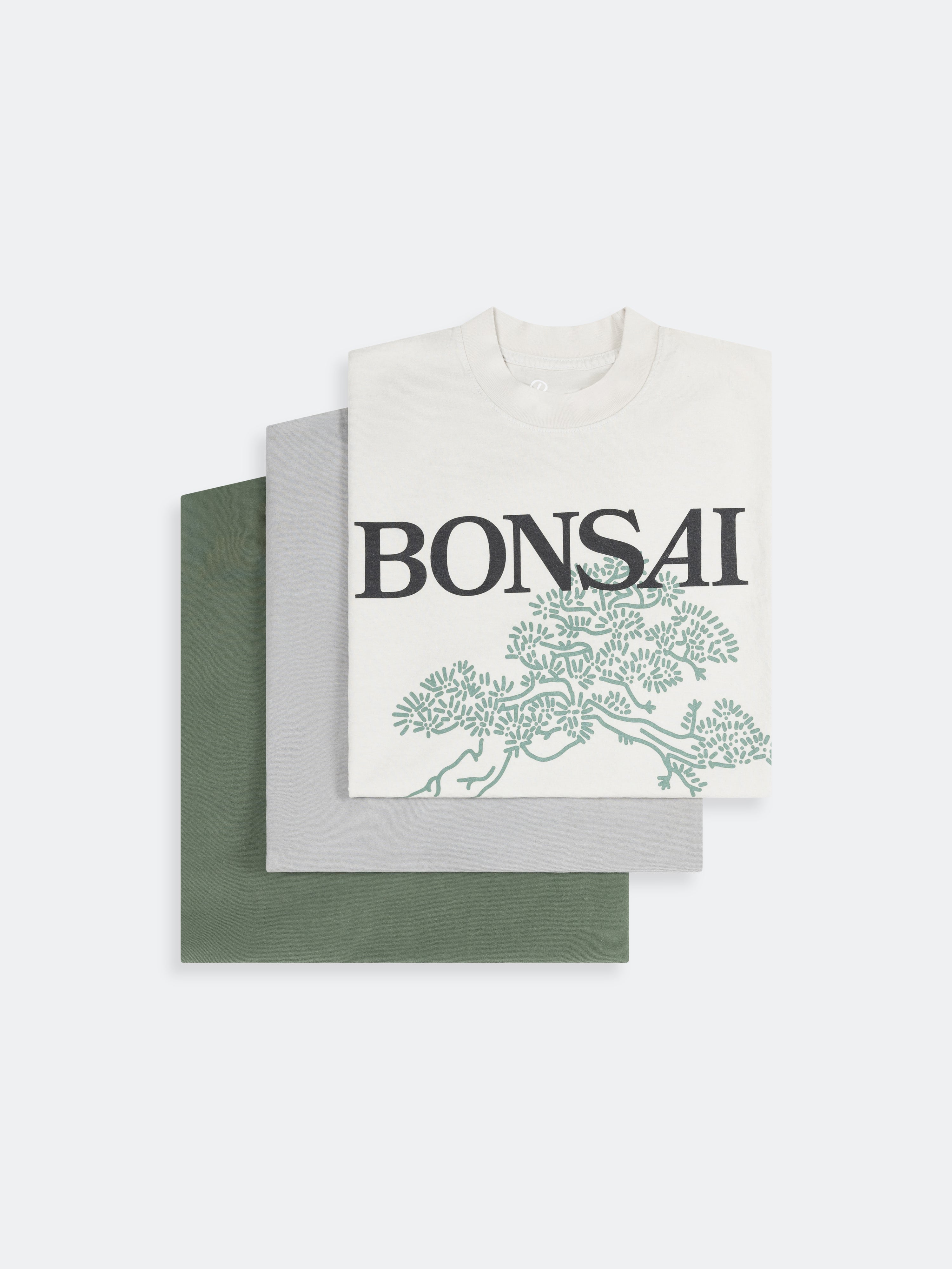 Bonsai Tee in cement, alternate view