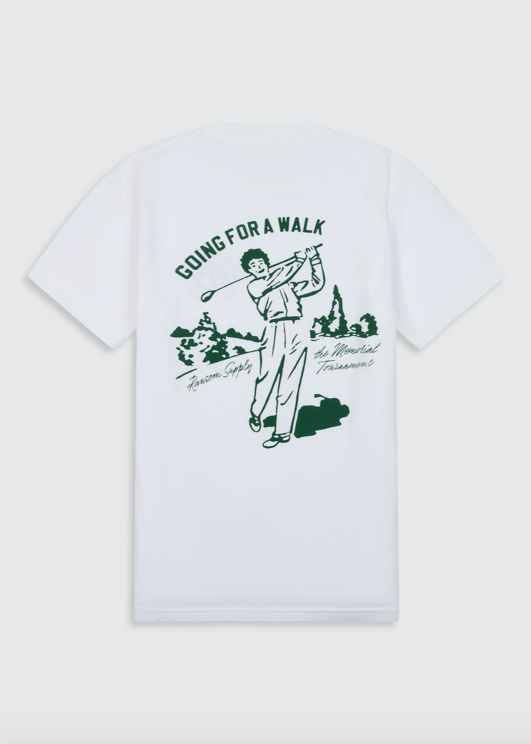 Going For A Walk Tee - White