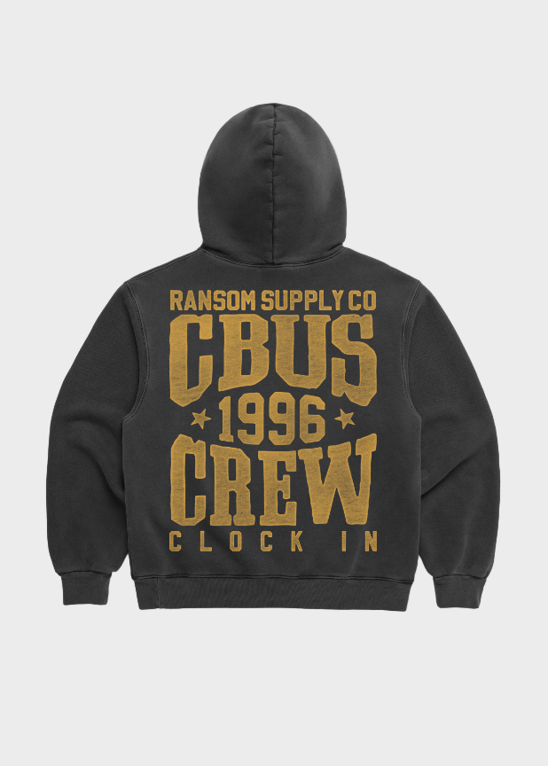 Columbus Crew 1996 Hoodie - Faded Black
