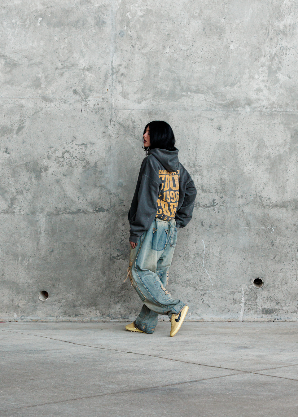 Columbus Crew 1996 Hoodie - Faded Black