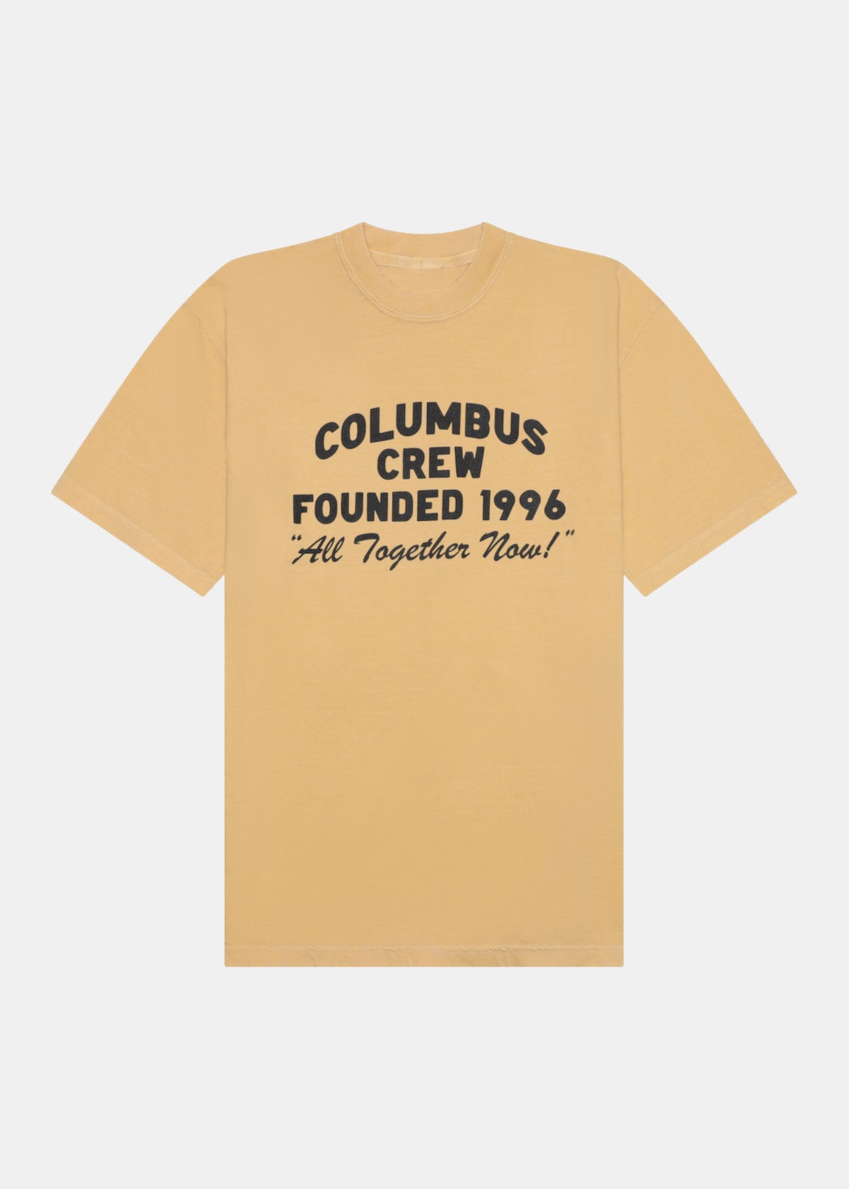 Founded 1996 tee in gold by Ransom Supply, front