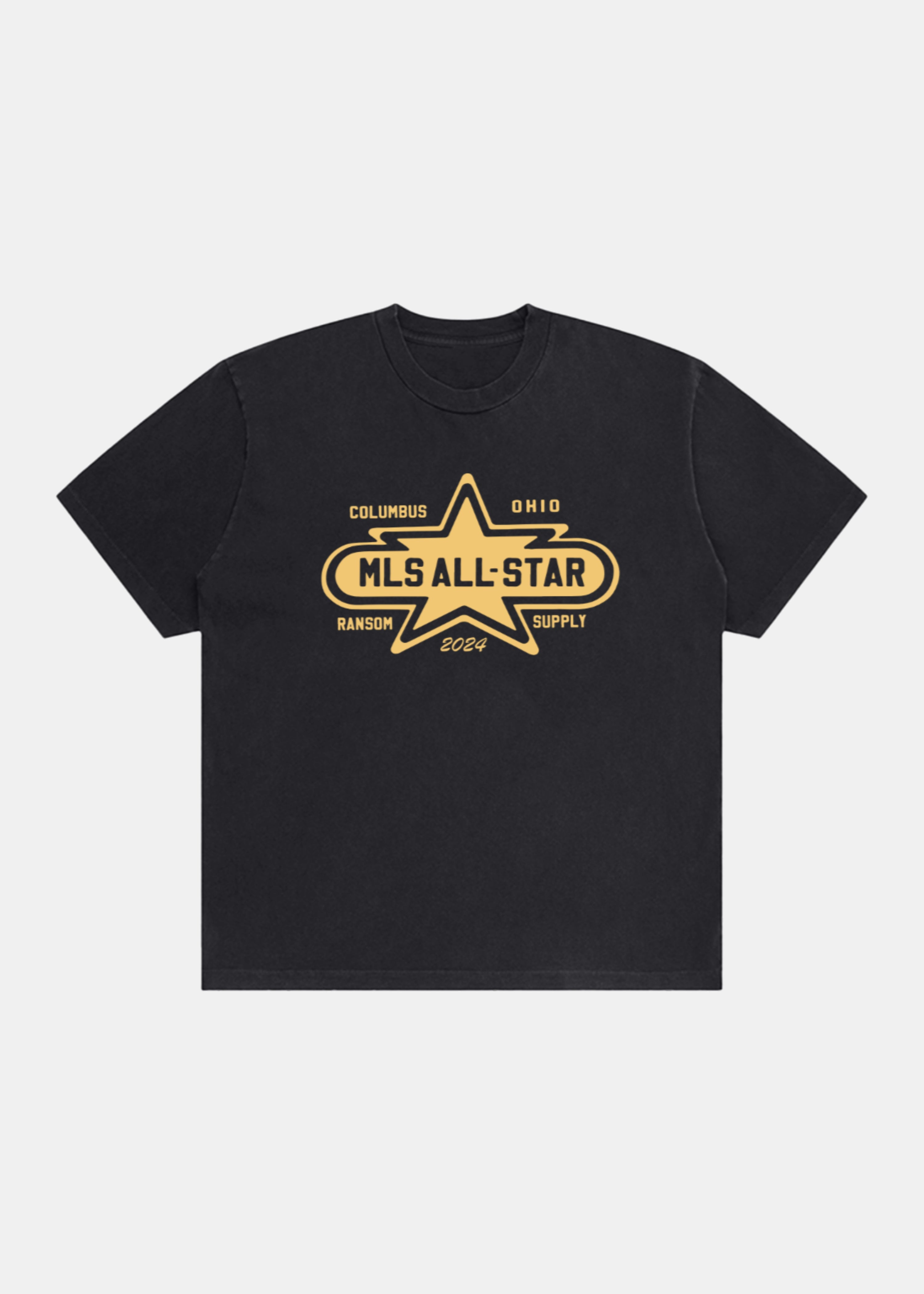 MLS All-Star tee in black by Ransom Supply, front