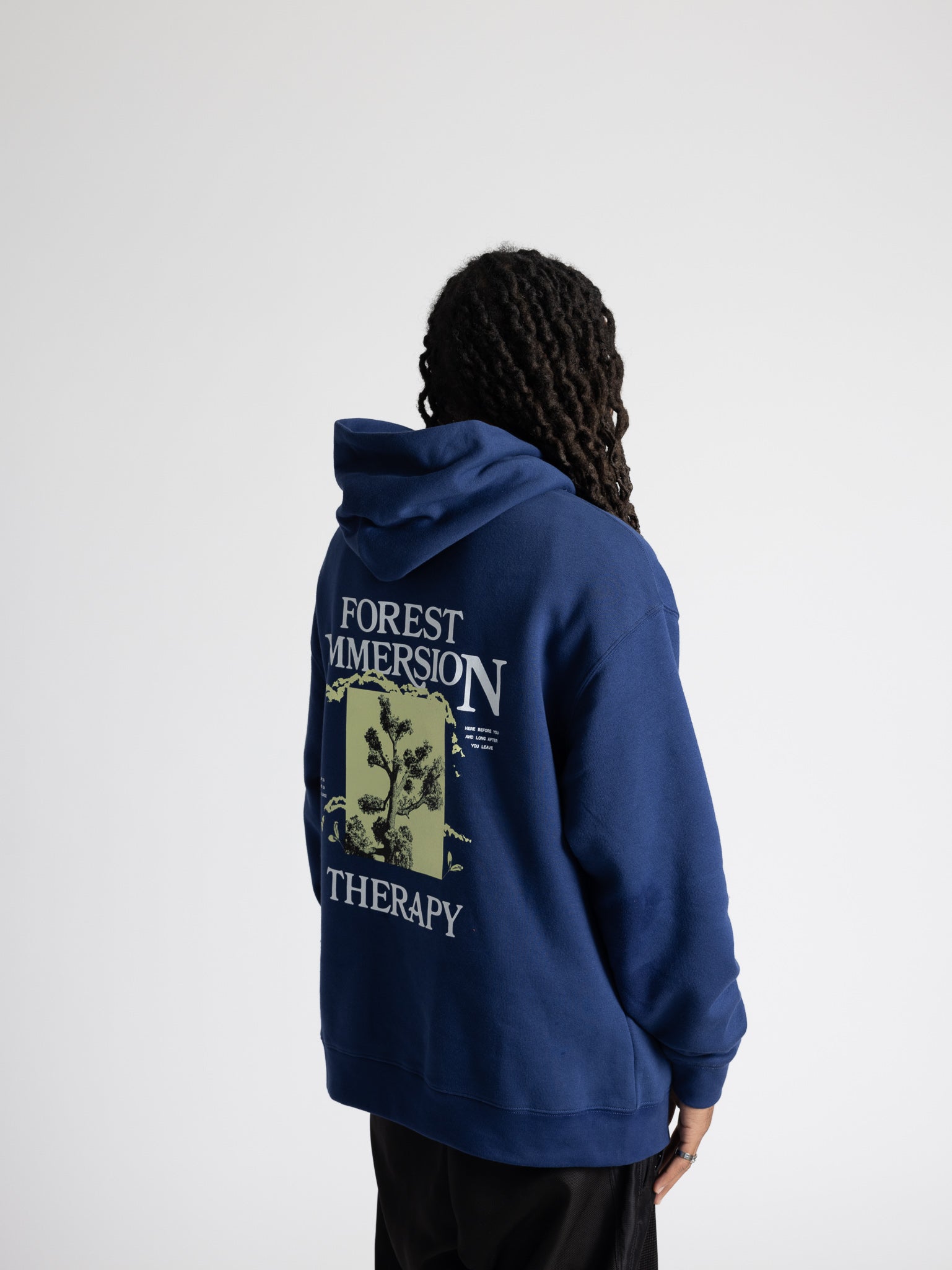 Forest Therapy Hoodie - Cobalt
