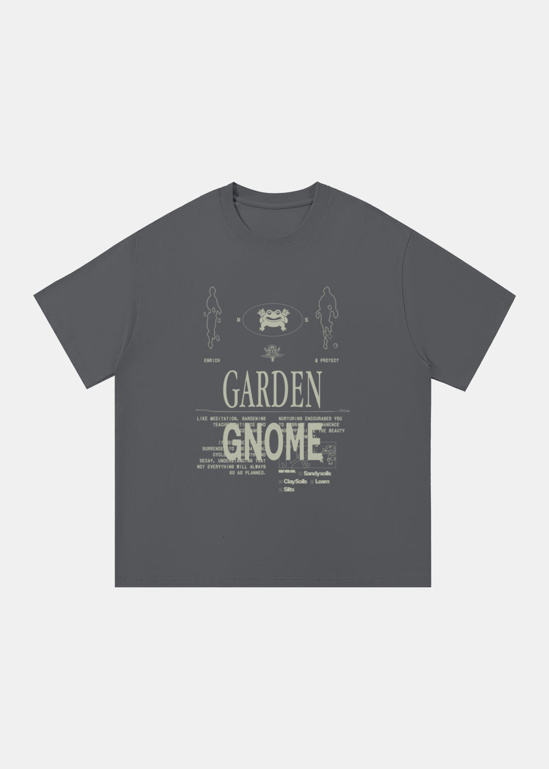 Garden Gnome Tee - Dark Gray
