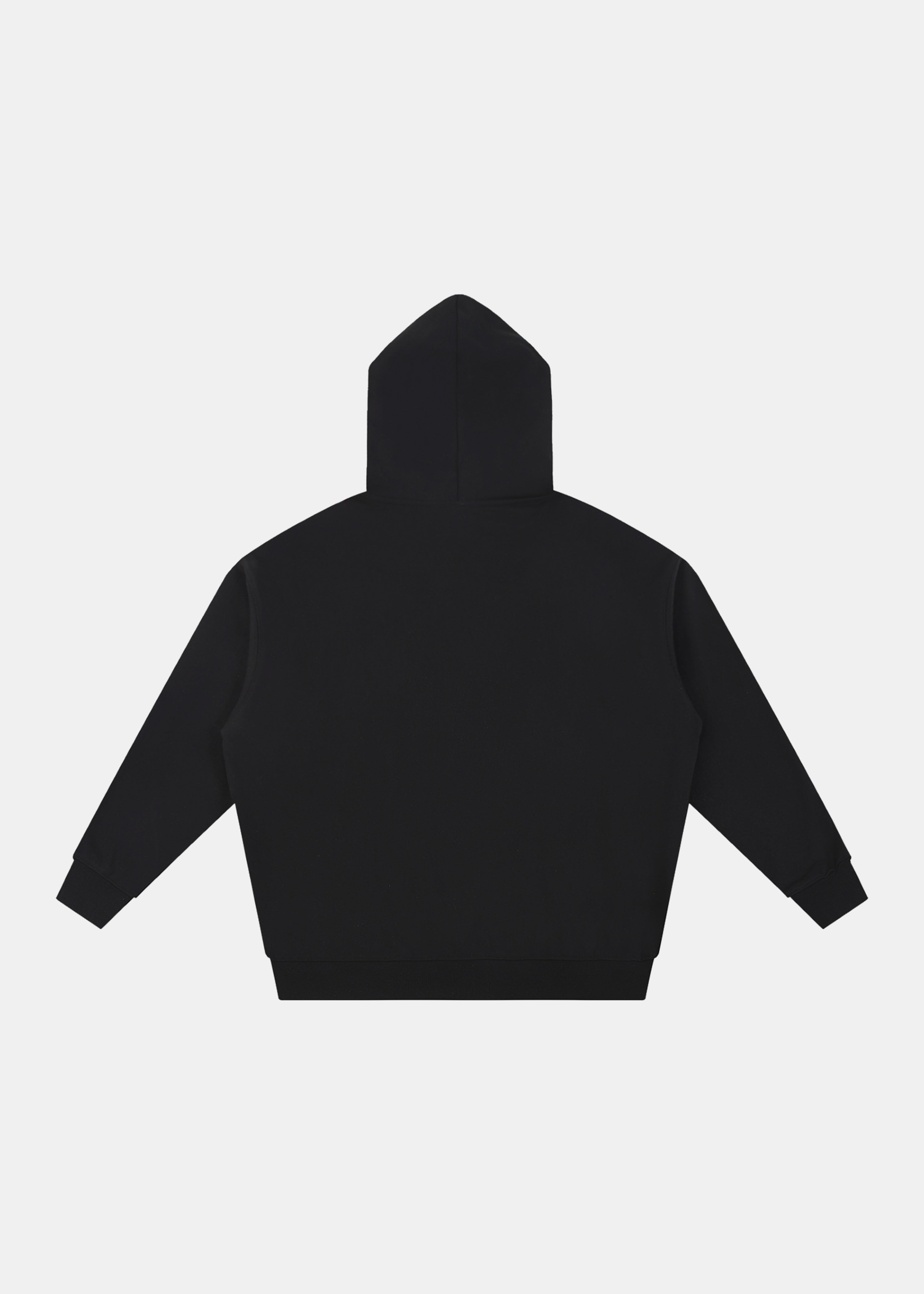 Made For Peace crest hoodie in black by Ransom Supply, back