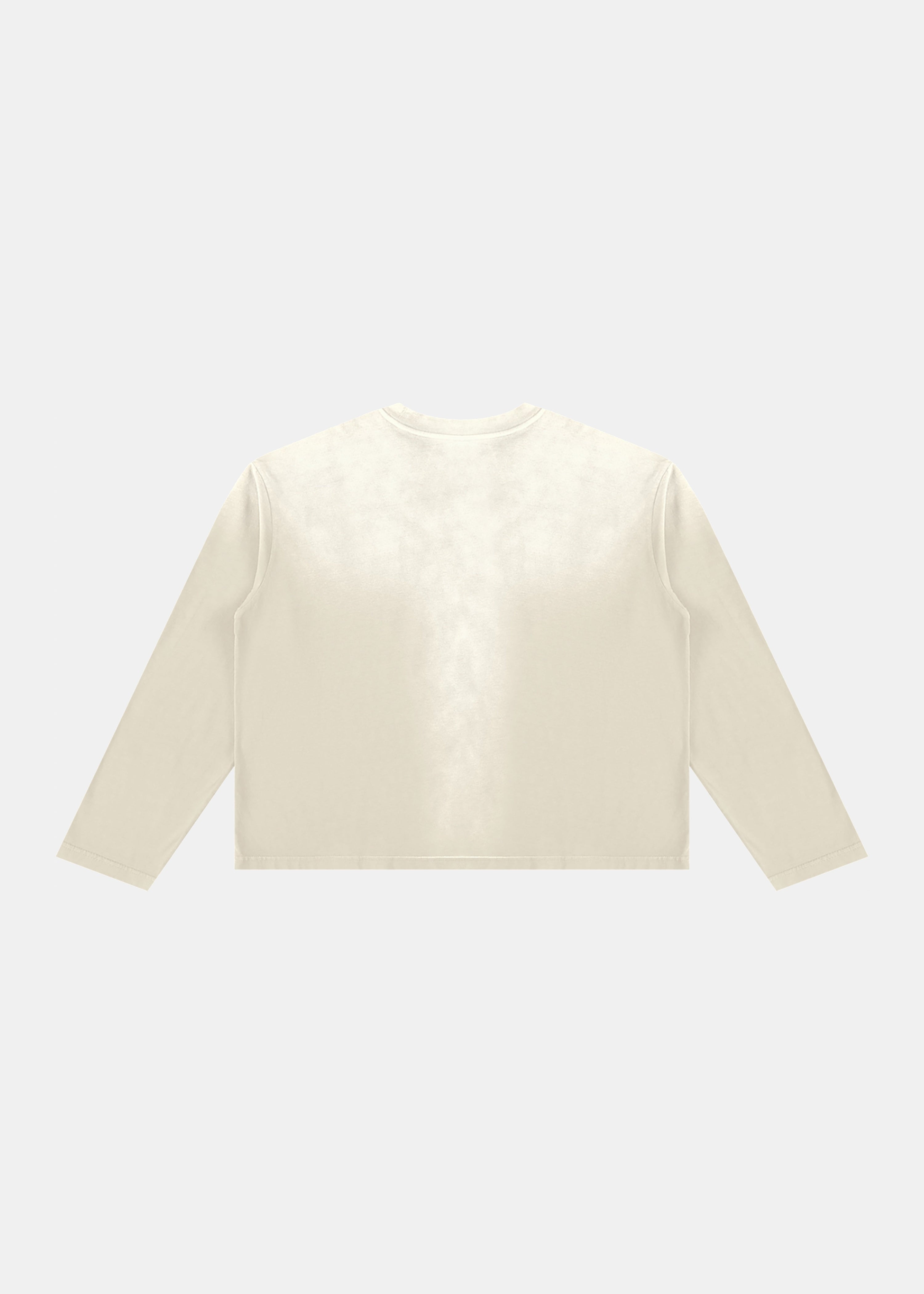 Tend To Your Garden long sleeve in cement by Ransom Supply, back