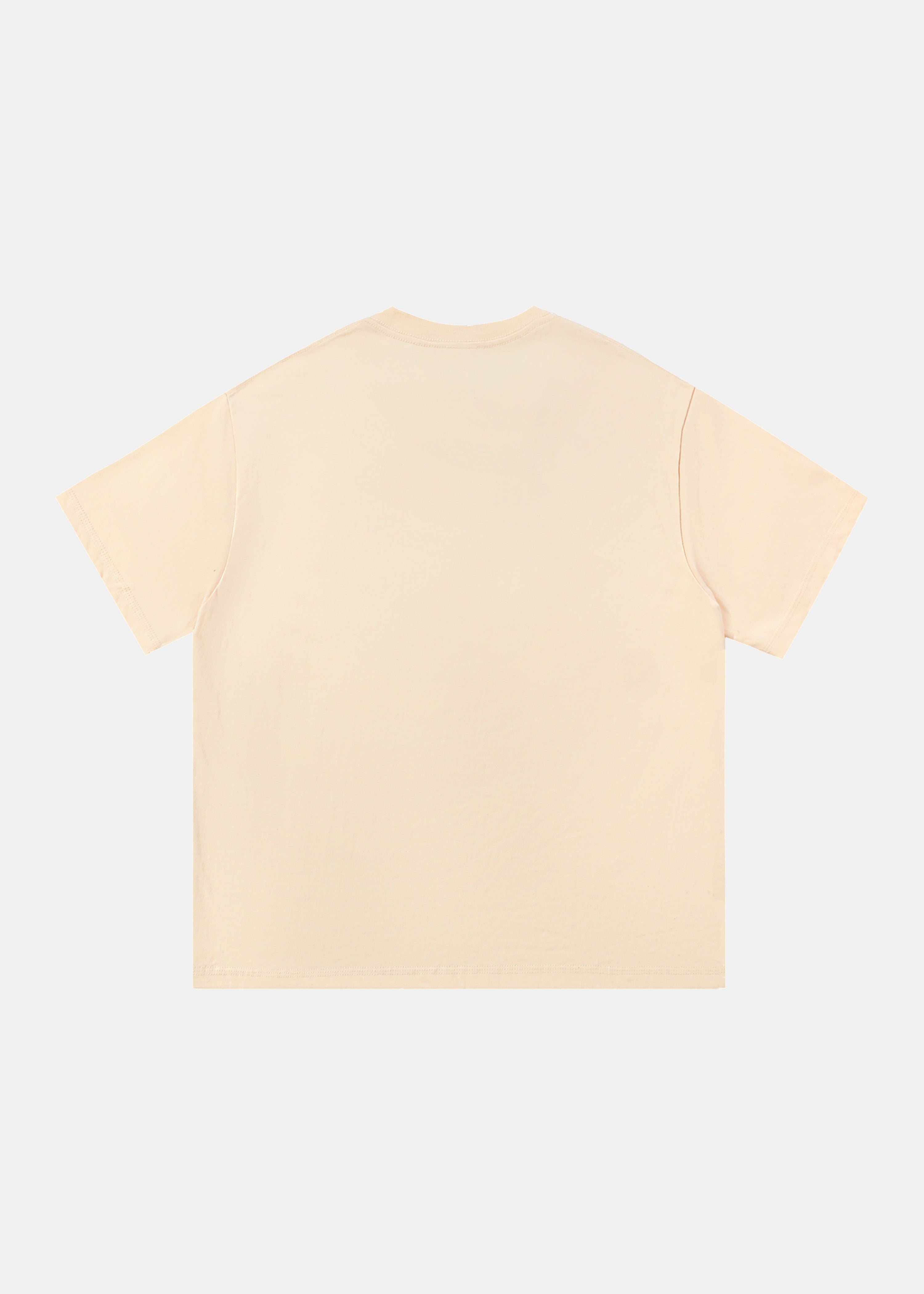 Tend To Your Garden tee in apricot by Ransom Supply, back
