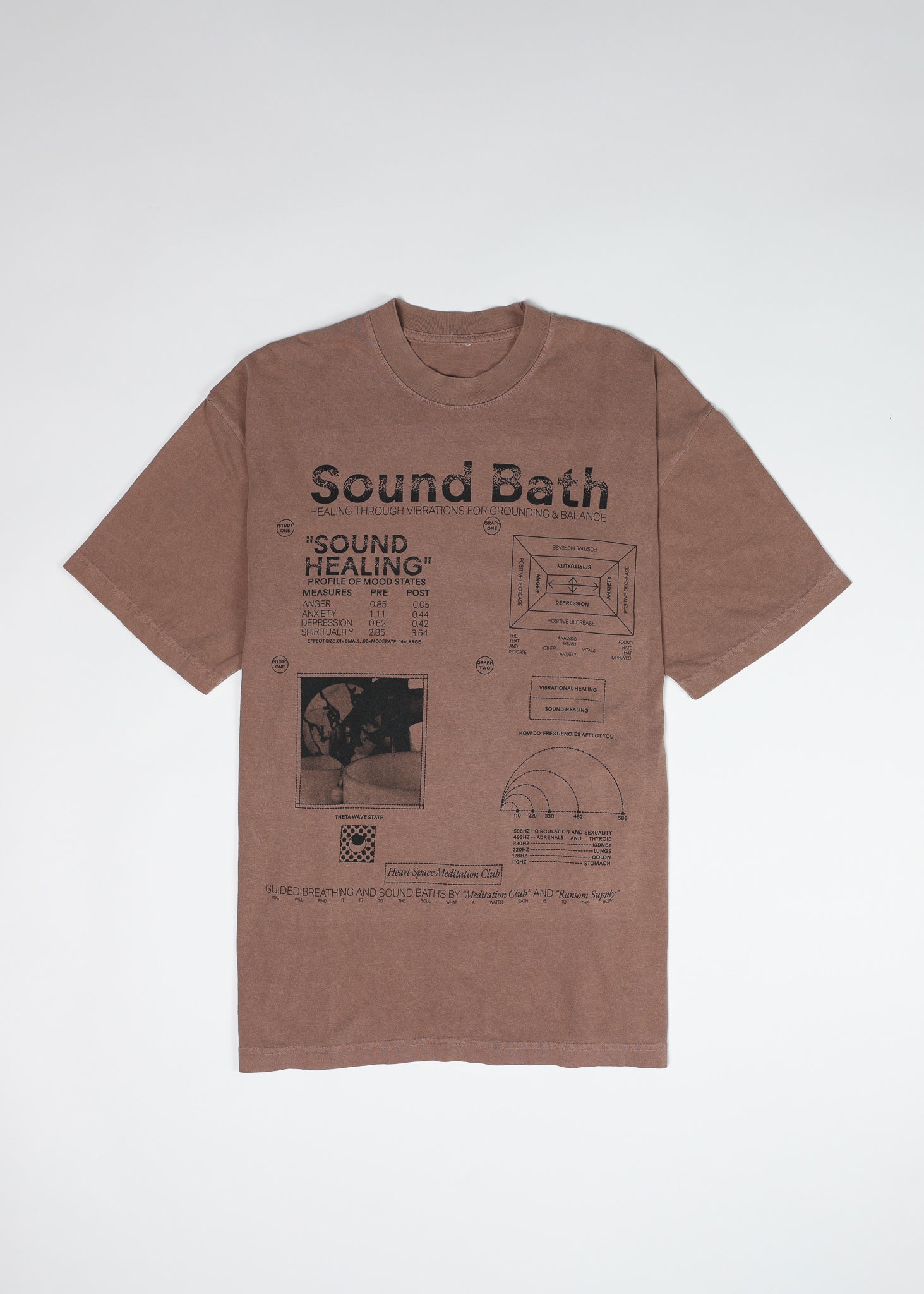 SOUND BATH TEE - PATCHOULI